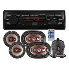 Aparelho Mp3 Bluetooth + Alto Falantes Bravox + Módulo Tl500