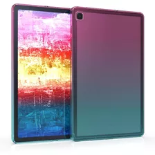 Funda Para Samsung Galaxy Tab S6 Lite Flexible Rosa Azul