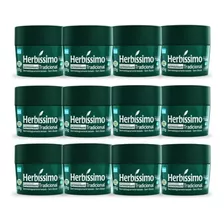 Kit 12und Desodorante Em Creme Herbíssimo Tradicional 55g