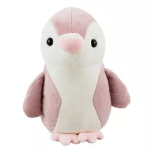 Pinguim De Pelúcia Lilás Fofinho Presente Infantil 20 Cm