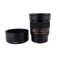 Rokinon 85m-mft 85mm F1.4 Lente Ultra Ancha Para Micro Cuatr