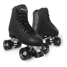 Patines De Ruedas Para Mujer Con Piel Sintetica De Doble Fil