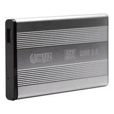 Case Gaveta Externa Hd Sata Haiz Notebook 2.5 Hz-313 Cor Plata