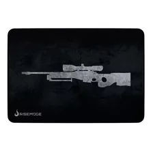 Mousepad Gamer Rise Grande Estampa Sniper Gray Cinza Speed Cor Cinza-escuro