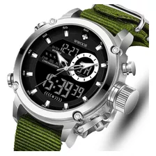 Reloj Deportivo Militar Digital Wwoor Para Hombre De Lujo Pa