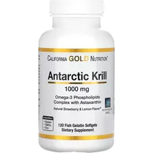 California Gold | Antarctic Krill Oil | 1000mg | 120 Softgel