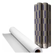 5 Rollos Papel Bond Plotter Bb 400 Plottek .91x50mts