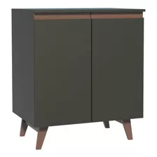 Balcão Madesa Reims 70 Cm 2 Portas Preto