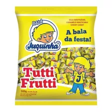 Bala Mastigável Juquinha Pacote 500g - Tutti Frutti