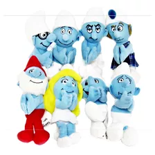 8 Smurfs Pelucia Mc Donalds Coleção 2011 