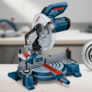 Kit Bosch: Sierra Ingletadora Professional 1750w 254mm + Hoja 254mm 80d Madera Aluminio Pvc