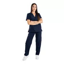 Pack X2 Uniformes Pijama Medica Mujer Antifluido Scrub 