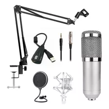 Kit Microfono Estudio Condensador Fd-bm800- Planetastore