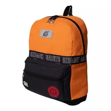 Mochila Escolar Naruto Naruto 001 Color Naranja 15l