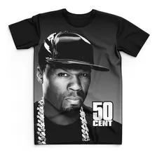 Camiseta Stompy 2024 Rap Hip Hop 50cent Black Music