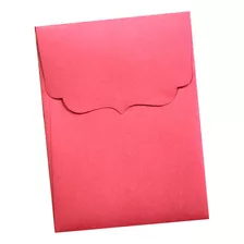 Envelope Bico Em Pé 20 Pçs - Vermelho Pequim 180gr 15x21cm