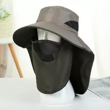 Sombrero De Senderismo Con Protección Uv Con Malla Extraíble