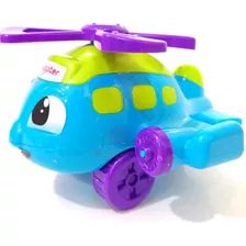  Brinquedo Helicóptero Baby Com Rostinho Feliz 