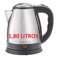 Chaleira Elétrica Inox 2 Litros Térmica Agratto