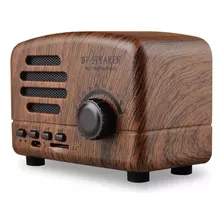 Parlante Y Radio Vintage Retro Con Conexión Bluetooth.