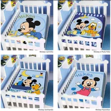 Cobertor Bebe Jolitex Mickey Disney Baby Peludo Antialergico