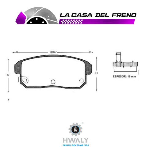 Pastilla De Freno Trasera Mazda Rx-8 1.3 2008-2012 Foto 3