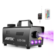 Agptek - Mquina De Niebla Automtica Con Efecto De Luz Led Co