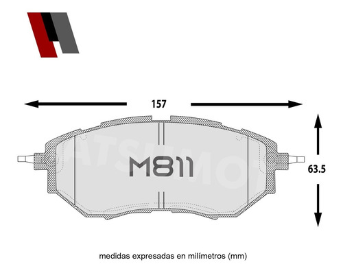 Pastilla De Freno Cermica Subaru Legacy 2.5 Gt 2014 Foto 3