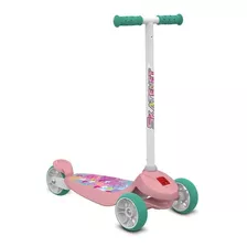 Patinete Skatenet Kid Flowers Rosa Bandeirante