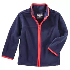 Campera Oshkosh De Fleece Polar Fino Con Cierre. Talle 4a