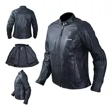 Motociclismo, Chaqueta Cuero Mujer Moto Vintage Ce Proteccio