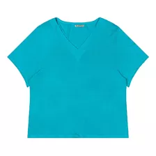 Blusa Feminina Plus Size Básica Secret Glam Verde