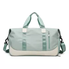 Maleta Deportiva Gym Viaje Impermeable Morral De Moda Tp Am7 Color Verde