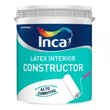 Pintura Interior Inca Latex Constructor 4 Litros Blanco