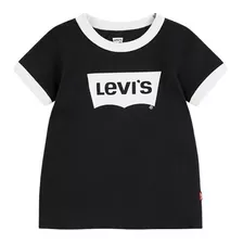 Levi's Camiseta Negra Clásica Para Niña O Mujer