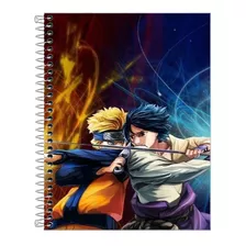 Caderno Naruto Lançamento 10 Matérias Capa Dura Escolar