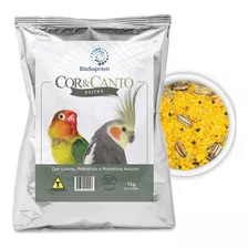 Farinhada Biosuprem Cor E Canto Calopsitas 1kg Agapornes