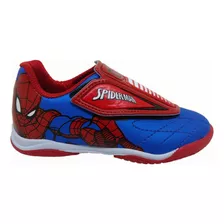 Chuteira Tenis Salão Indoor Inf Marvel Homem Aranha Herois