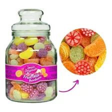 Bala Fruta Sortida Fruit Mix Sweet Originals Pote Vidro 966g