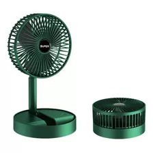 Ventilador De Mesa Portátil Dobrável Recarregável Potente