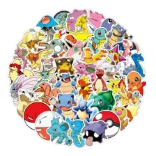 50 Adesivos Pokémon