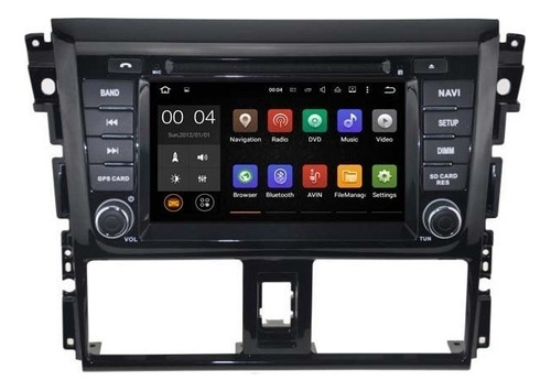 Android Toyota Yaris 2017 Dvd Gps Wifi Bluetooth Radio Touch Foto 3