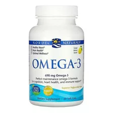 Omega-3 690 Mg | Nordic Naturals | Limón | 60 Geles