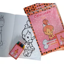 10 Livros De Colorir Mini Giz Personalizados Todos Os Temas