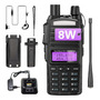 2 Baofeng Radios Uv9r Plus Uhf Con Manos Libres Profesional Bandas De Frecuencia 25 | 12.5khz Color Negro