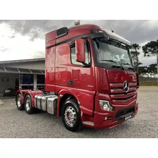 Mercedes Benz New Actros 2651 Vermelho 6x4 Ano 2022 Traçado 