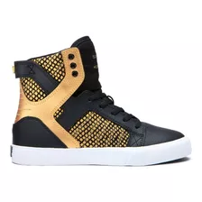 Tenis Supra Skytop Hi Pre-escolar Amarillo/negro 58003068 J