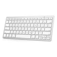 Teclado Delgado Compatible Para Pc | Omoton / Plateado