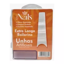 Tips Extra Longa Bailarina Transparente 100-un - King Nails