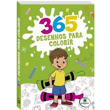Livro 365 Desenhos Para Colorir (verde) Brasileitura